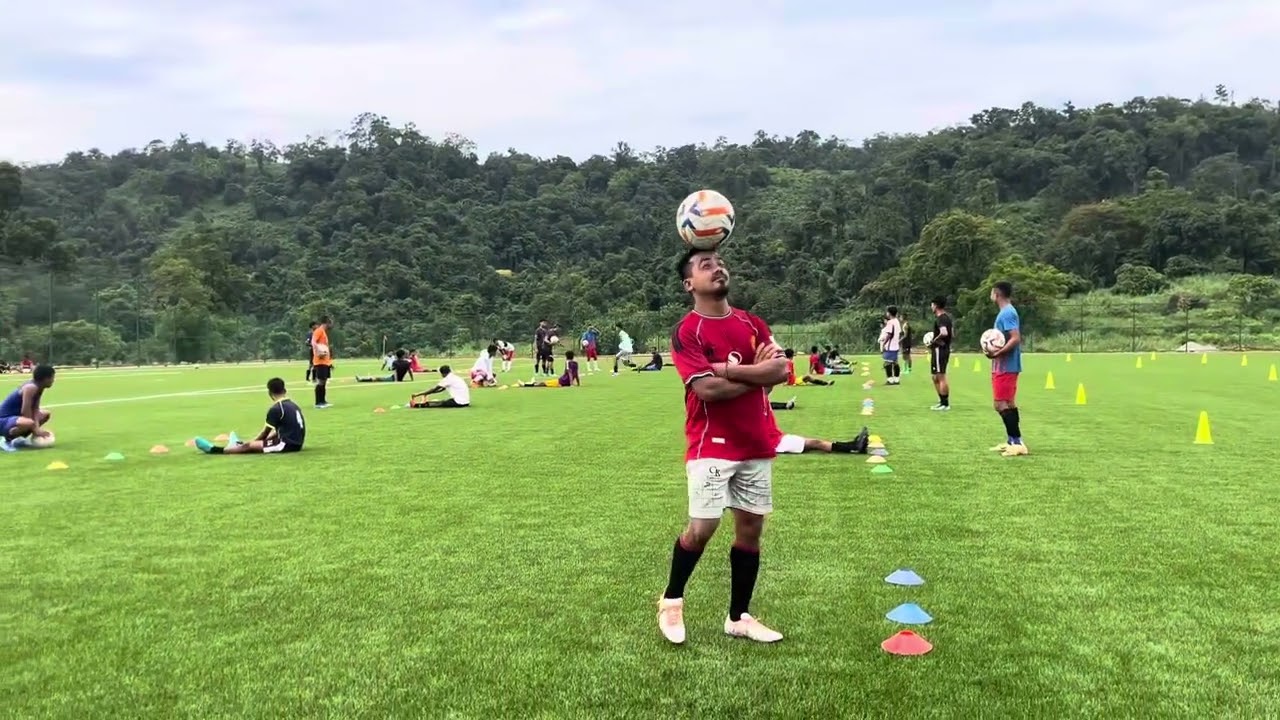 Prepared for the FINAL MATCH at training ground #lumshnong #fifa #football  