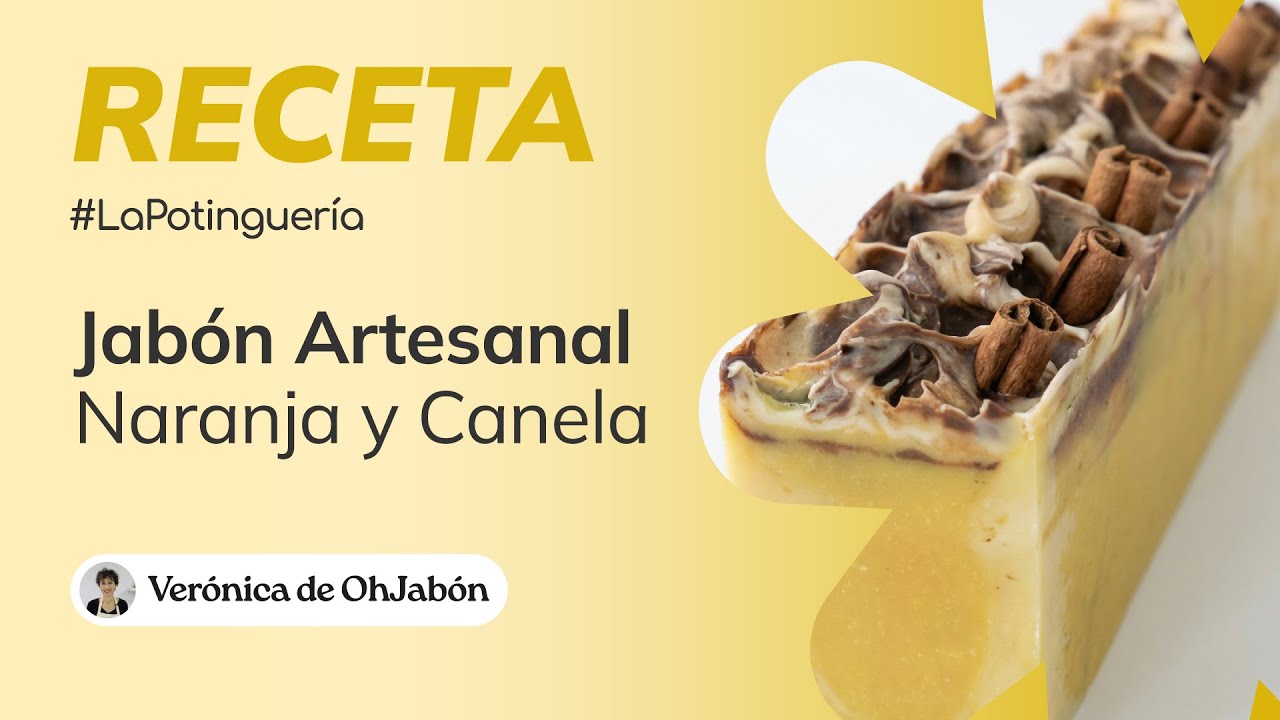 Cómo hacer Jabón Artesanal de Naranja y Canela 🍊🎄Aroma Envolvente 🥣 Jabonarium #LaPotinguería