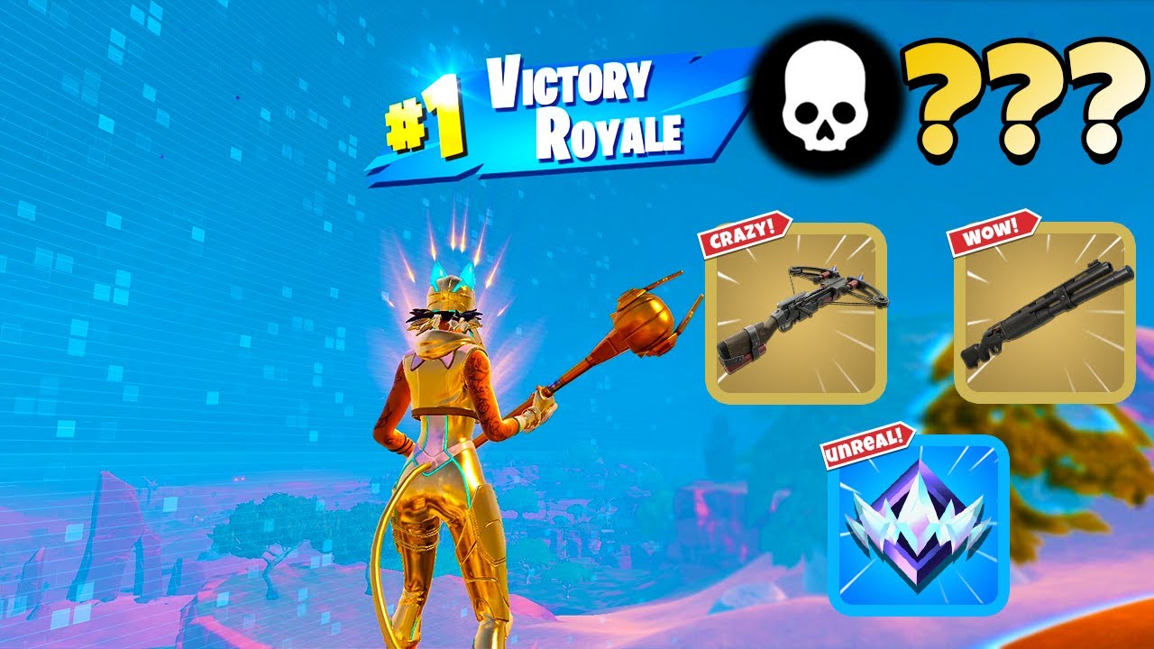 High Elimination Unreal Ranked Solo Zero Build Win Gameplay (Fortnite Chapter 5 Season 3)