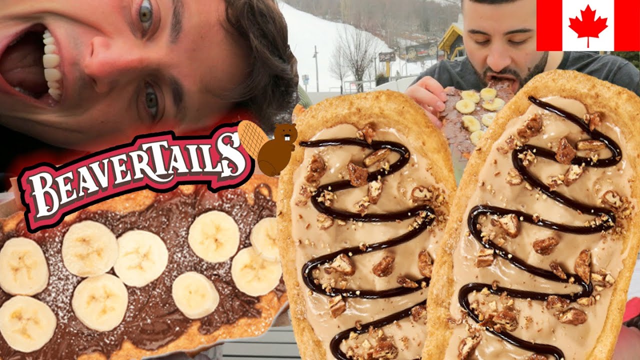 Beavertails Mukbang in the Middle of a VILLAGE