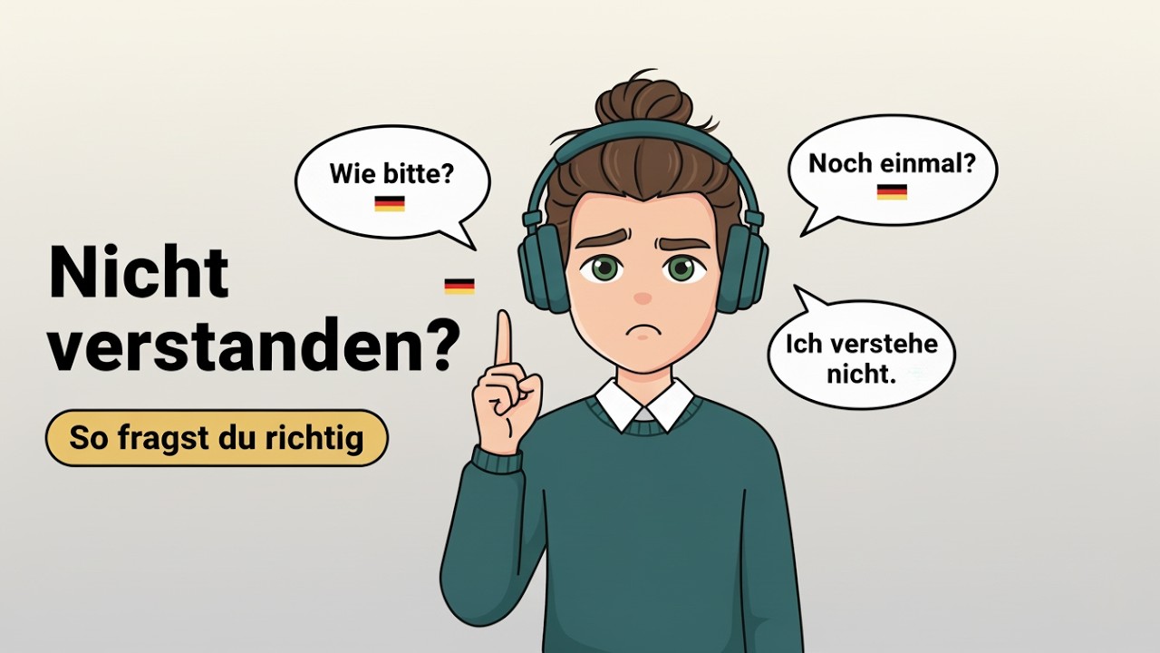 Wie fragt man, wenn man etwas nicht versteht? | Deutsch lernen A1 B1