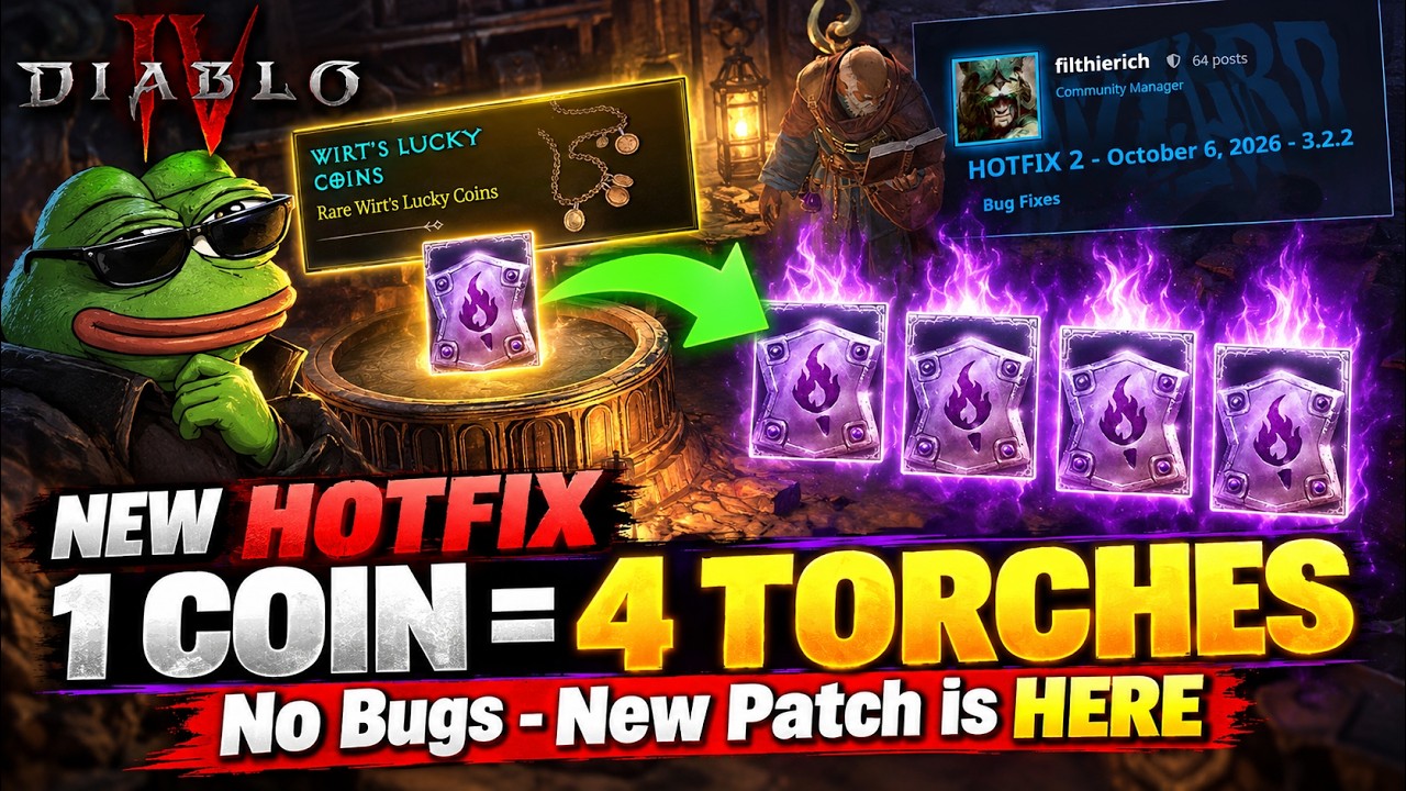 НОВЫЙ ХОТФИКС: как получить x4 Hellfire Torch без багов &mdash; Новый патч УЖЕ ЗДЕСЬ