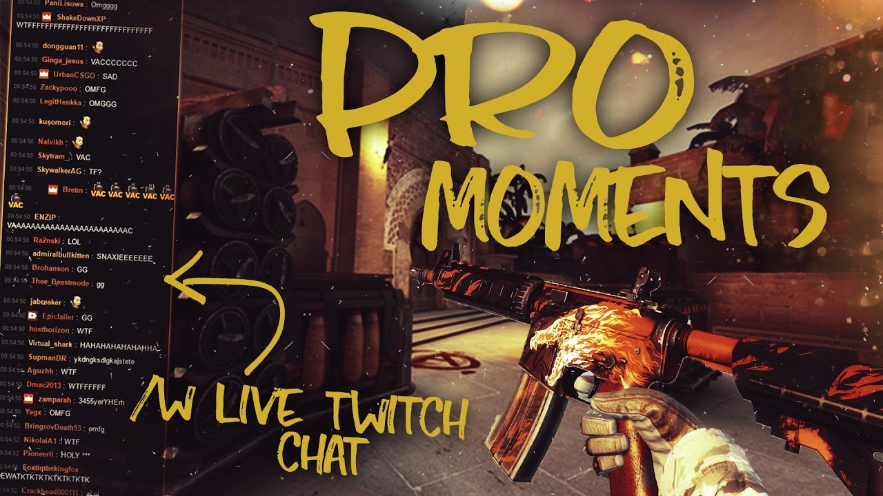 CS:GO - Best PRO Moments! /w Twitch CHAT REACTIONS!
