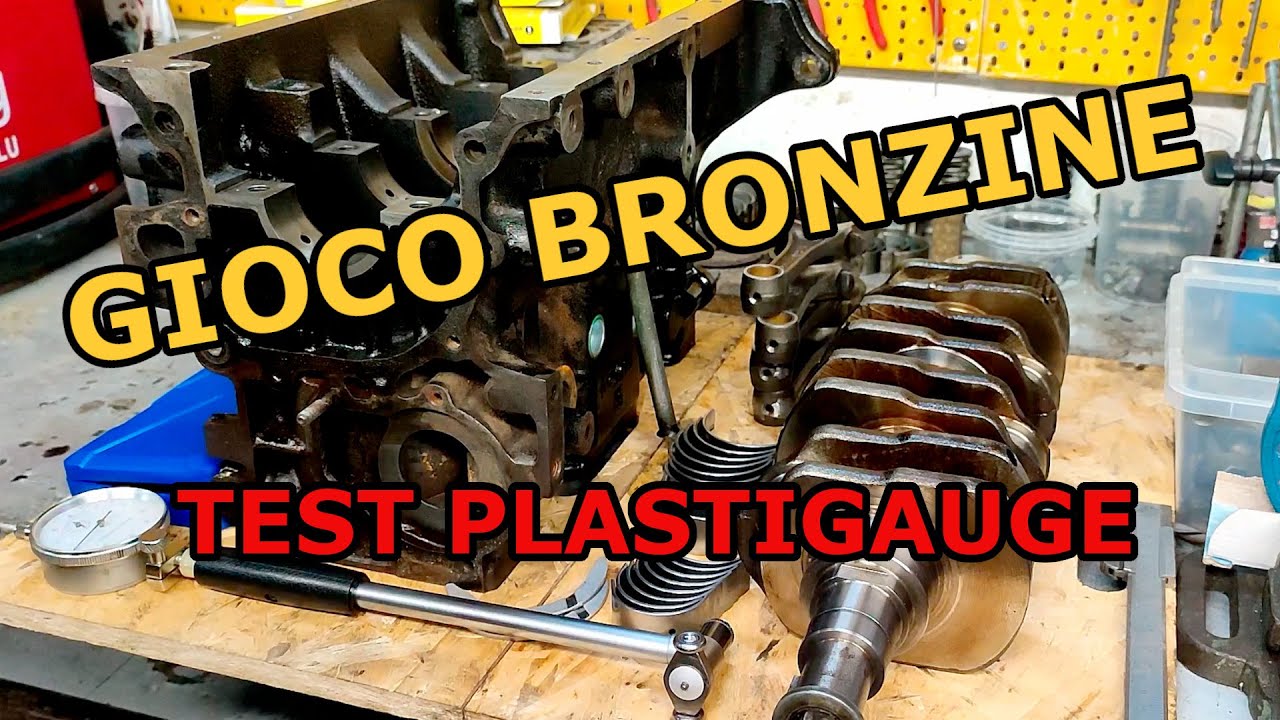 Bronzine - Misuriamo il Gioco - Test Plastigauge - Suzuki F10A - Revisione Motore - parte 17