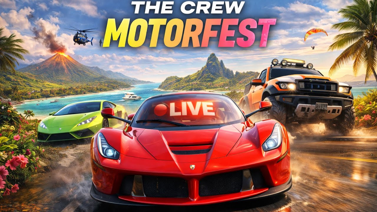 🔴Vertical The Crew Motorfest - (PC) Logitech G920 Steering Wheel Livestream❗️