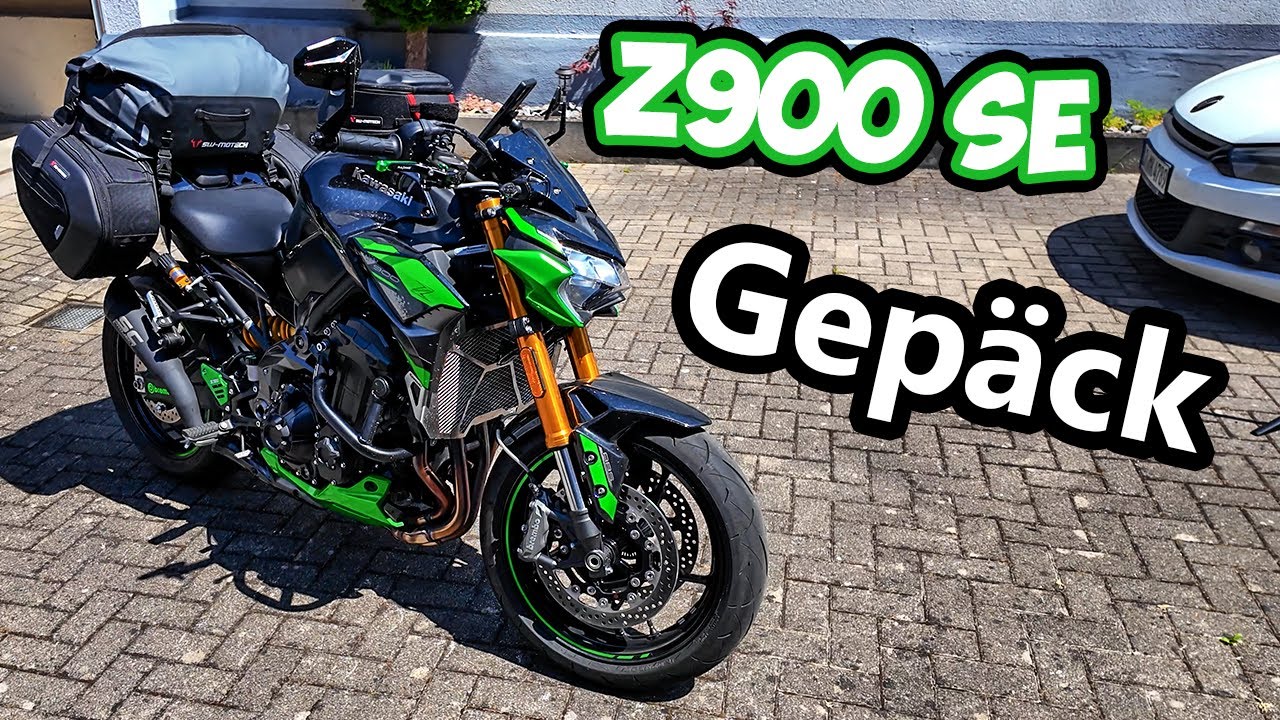 Gepäck Vorbereitung für die ALPEN Tour 2025 - Kawasaki Z900 SE