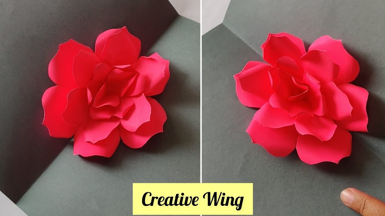 Surprising Flower Pop-up Card: Easy DIY for Valentine's Day