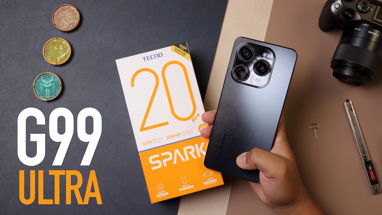 WOW 12/256GB + Helio G99 Ultra!!! Unboxing TECNO Spark 20 Pro NFC RESMI Indonesia