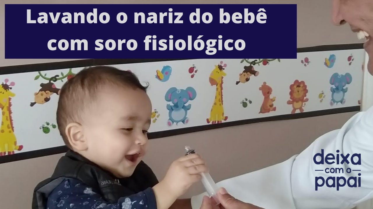 COMO DESOBSTRUIR AS NARINAS DO BEBÊ COM SORO FISIOLÓGICO E REALIZAR ASPIRAÇÃO /DEIXA COM O PAPAI