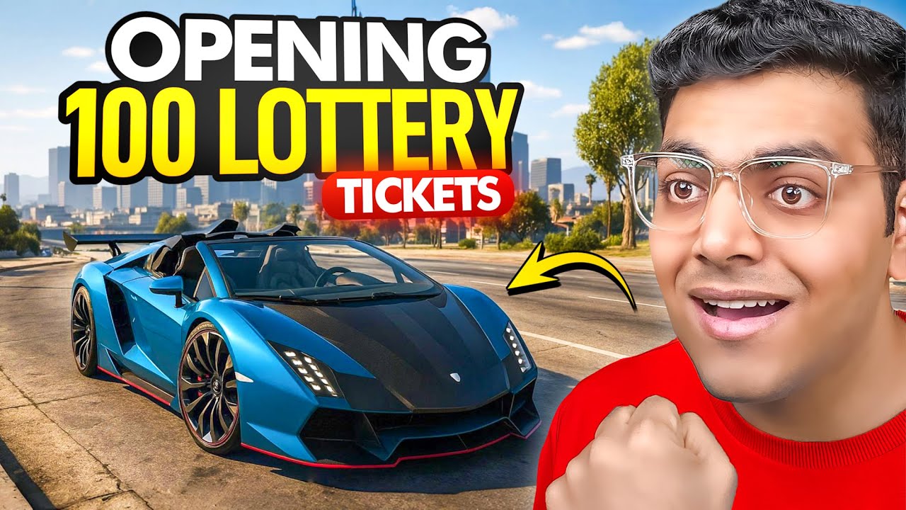Opening 100 Lottery Tickets In GTA 5 Grand RP | Spent $1 Million | Which Car I Won?