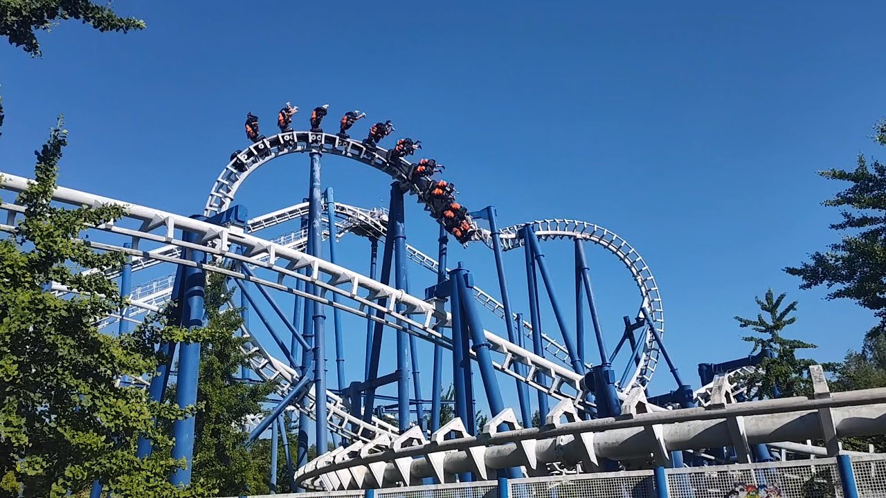 Blue Tornado at Gardaland - Off-Ride Footage