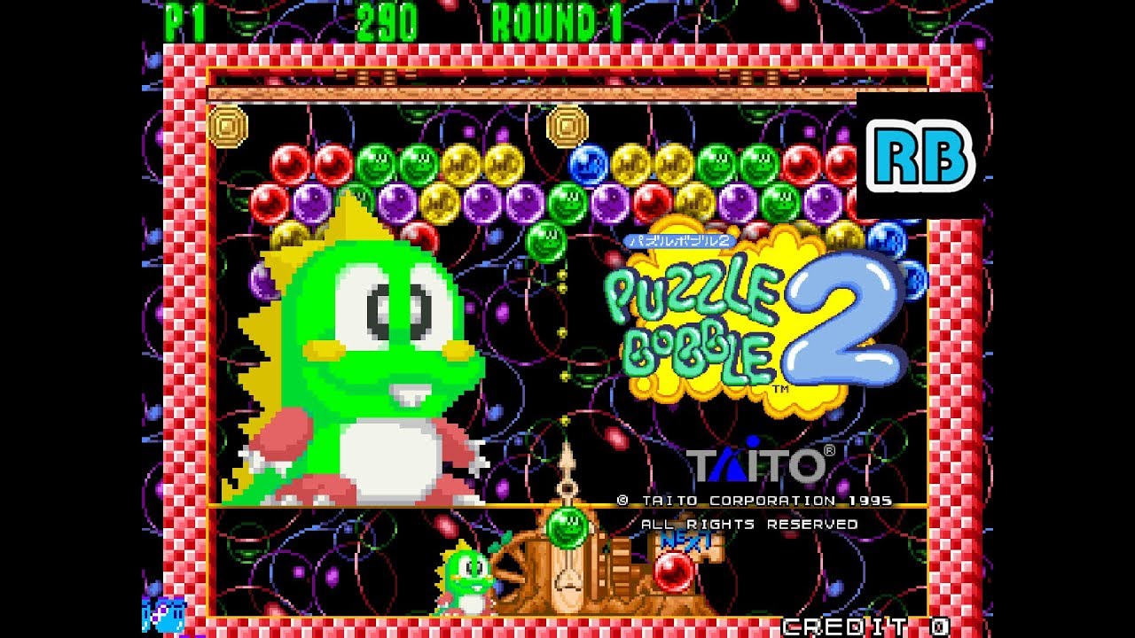 1995 [60fps] Puzzle Bobble 2 302544910pts ALL