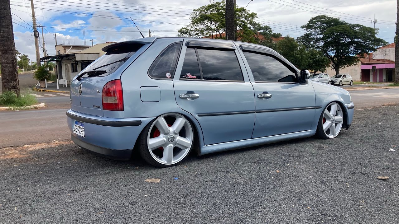 ME ENGANEI ACHEI QUE PELA FOTO FOSSE COR AZUL ESSE GOL G3 NA SUSPENSÃO A AR
