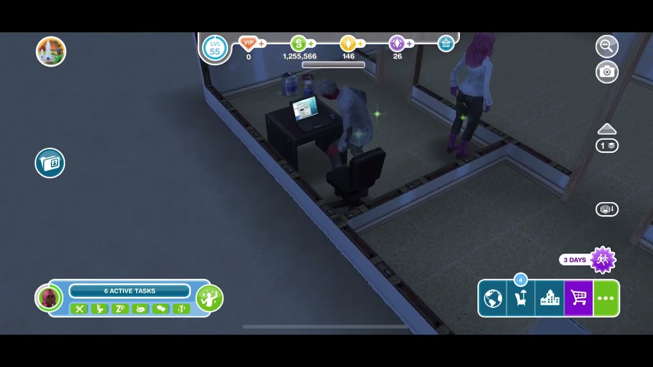 Sims FreePlay Guide to Enter Online Competition Task at Tall Tree House at Palm Promenade