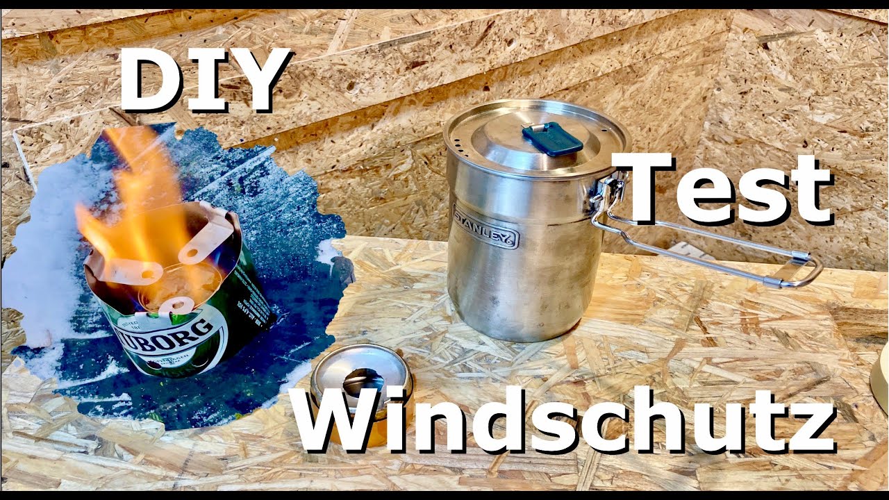 Test  MYOG / DIY Kocher Windschutz - wie gut ist mein X Boil Kocher Ersatz ? und 500 + Abos Wahnsinn
