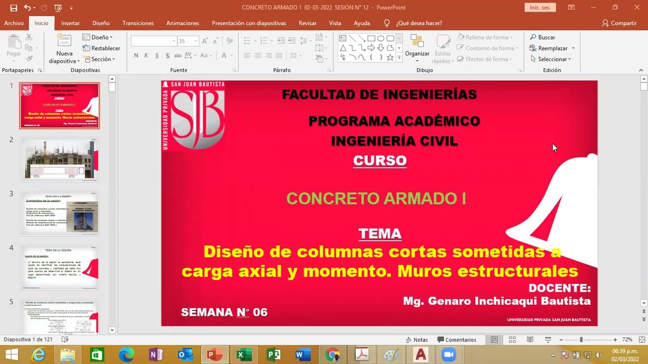 diseño de columnas y muros