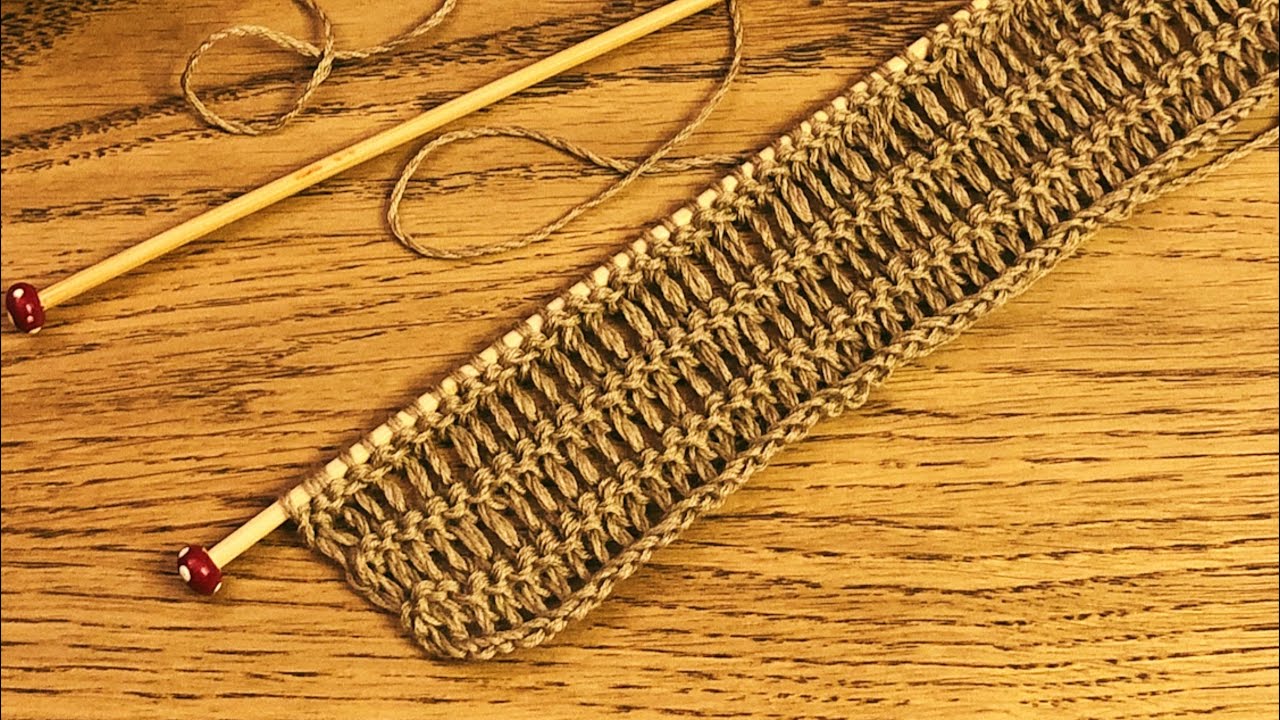 HA-Rİ-KA bir örgü modeli - örgü modeli - knit stitch - knitting