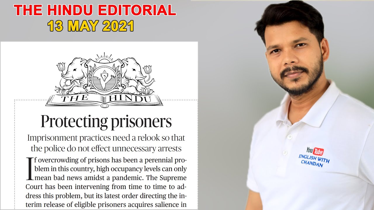 THE HINDU EDITORIAL 13 MAY 2021