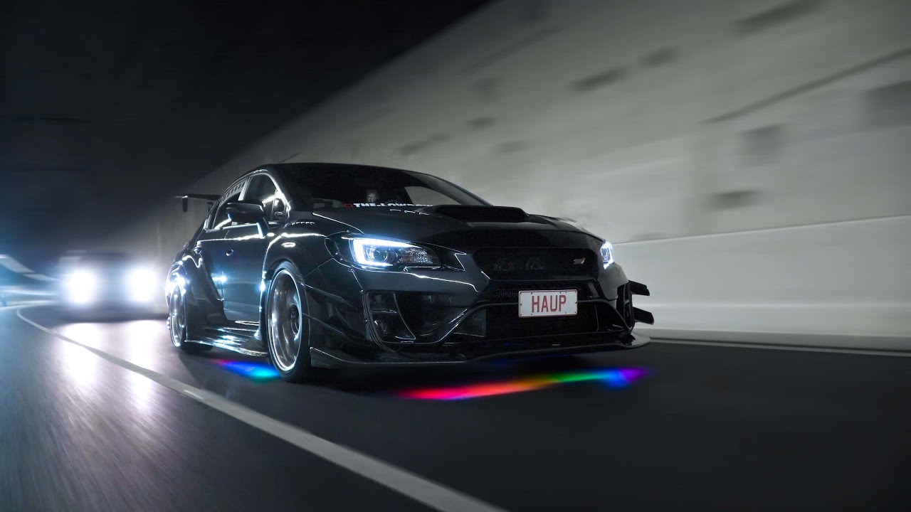 Flame spitting, Bagged WRX Sti terrorises the streets of Auckland [4k]