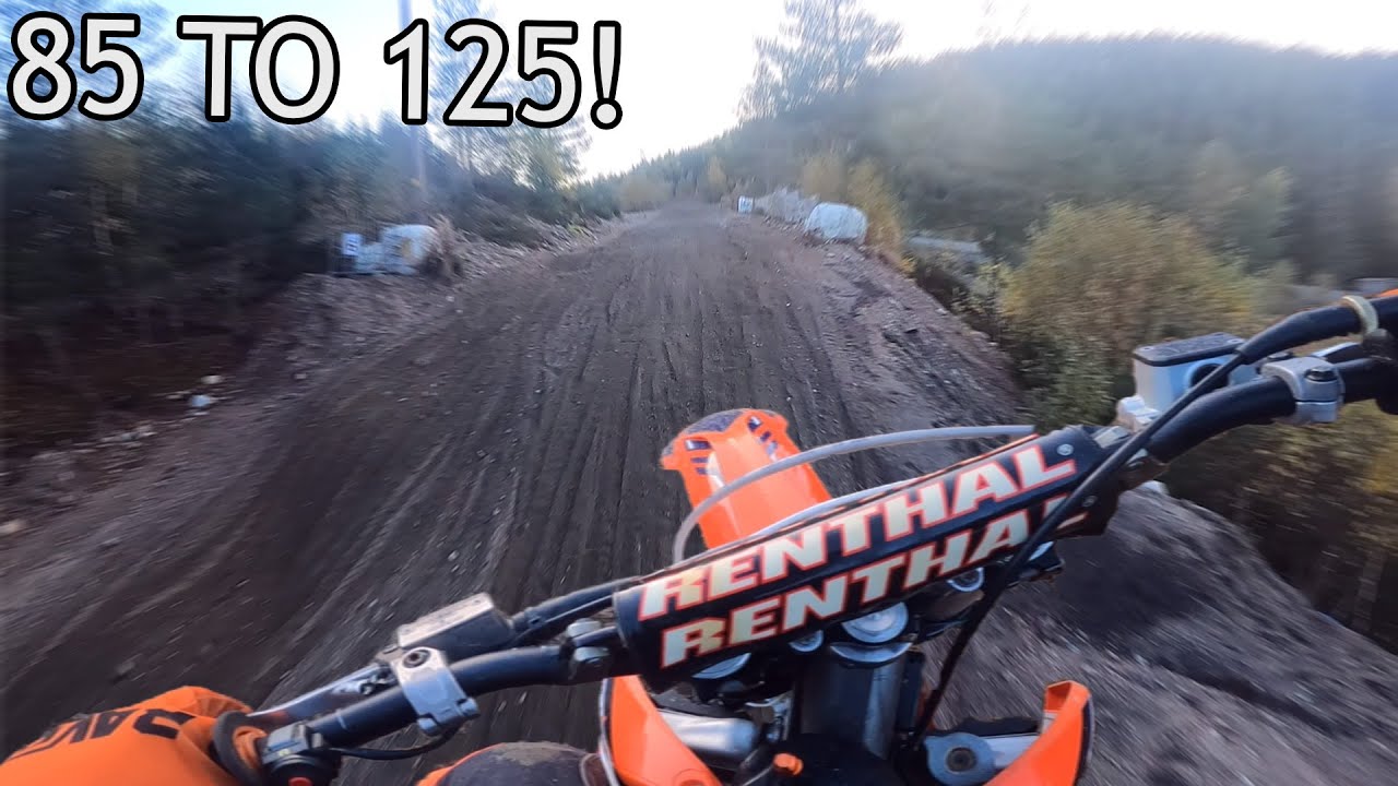 I let a 85cc Kid Shred My 125..