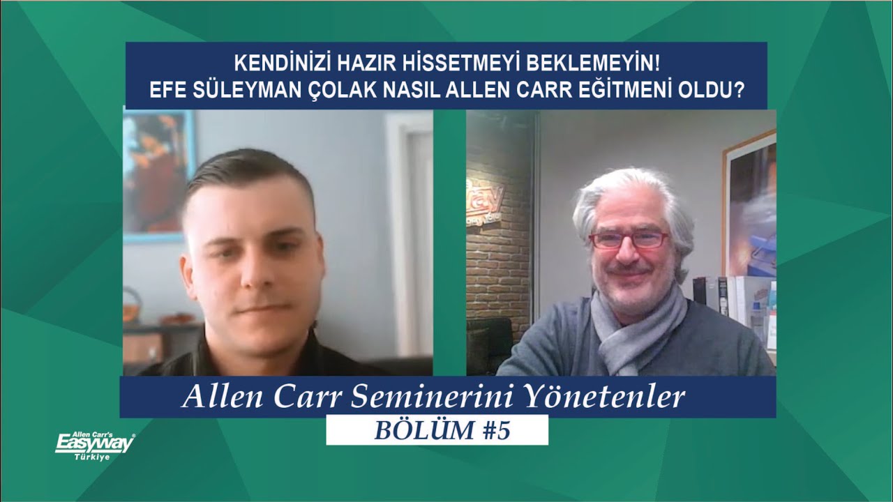 Allen Carr Seminerini Yönetenler-Efe Süleyman Çolak- #sigarayıbırak #allencarrsemineri