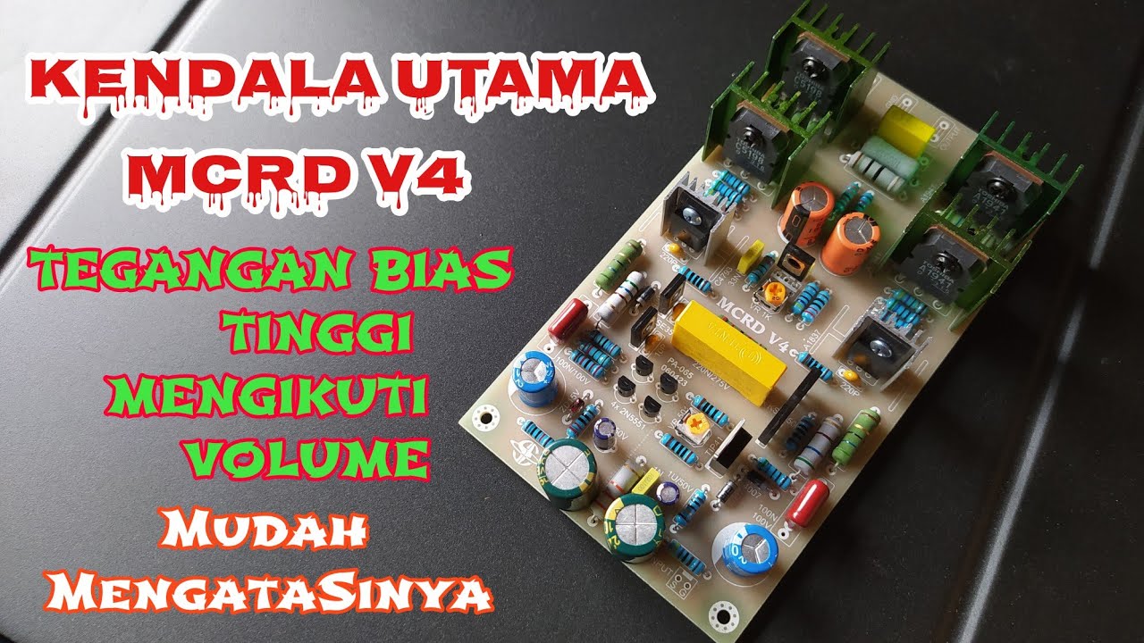 MUDAH‼️MENGATASI TEGANGAN BIAS TINGGI MENGIKUTI POTENSIO PADA MCRD V4 #totorial