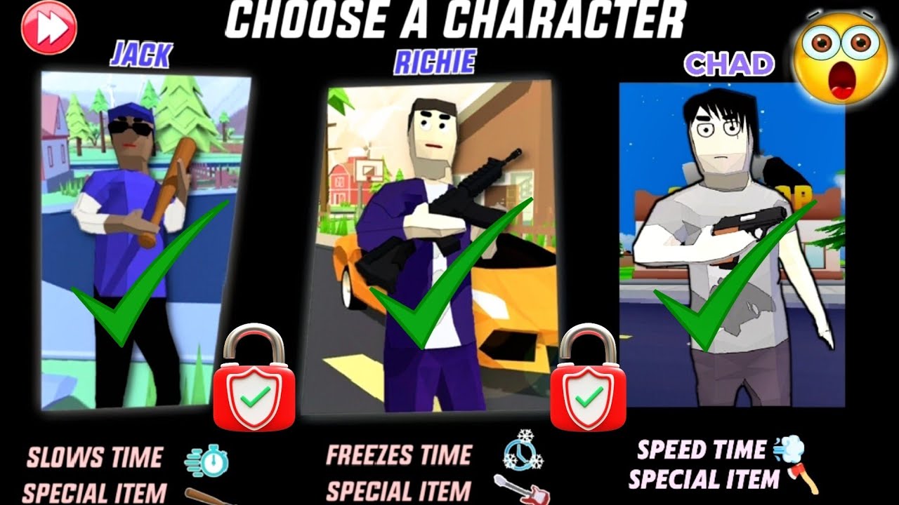 Finally 😃 All Characters unlock Jack and Richie & Chad in | DUDE THEFT WARS 😱😱!!!