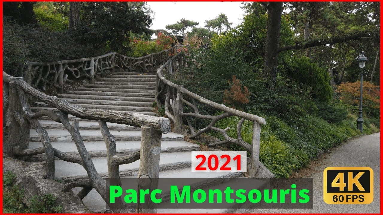 Parc Montsouris Paris 14th Arrondissement | Paris 4K Walk 2021