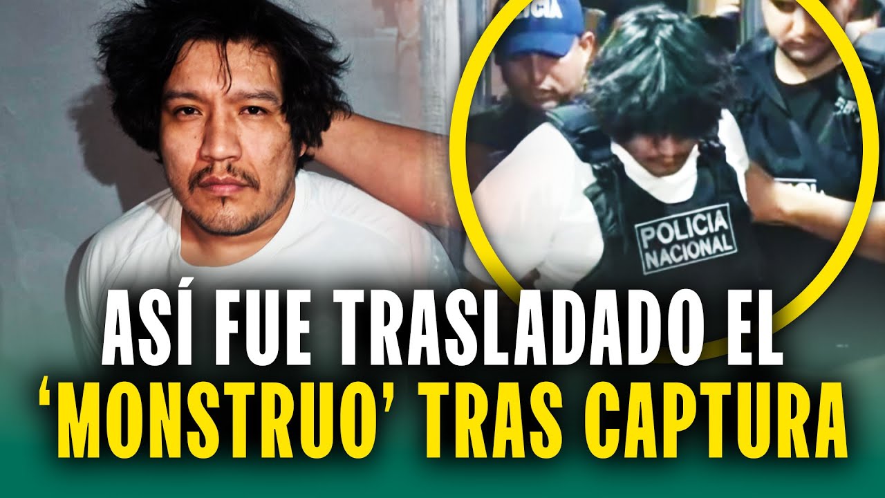 Así fue capturado el 'Monstruo' por la policía en Paraguay: Imágenes exclusivas de su traslado