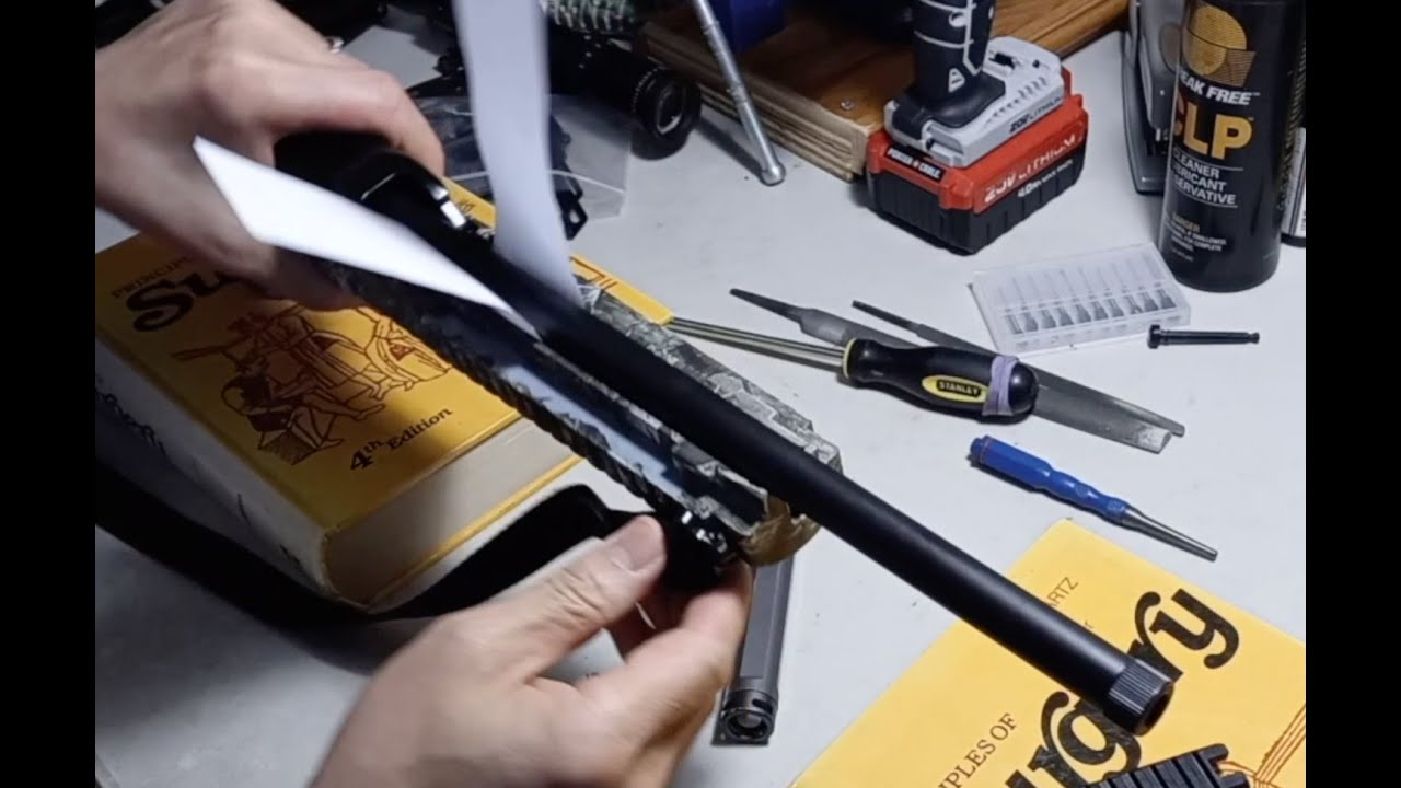 DIY How to free float Hi-Point 1095 10mm carbine and shoot tight group out to 100 yards.