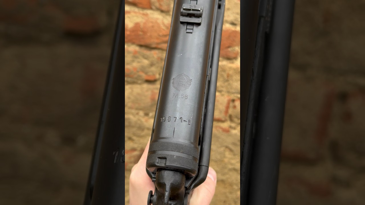 ZASTAVA M56 7,62x25 #guns #shooting #zastava #m56 #mp40 #serbia #balcan #shooting #pewpew #history