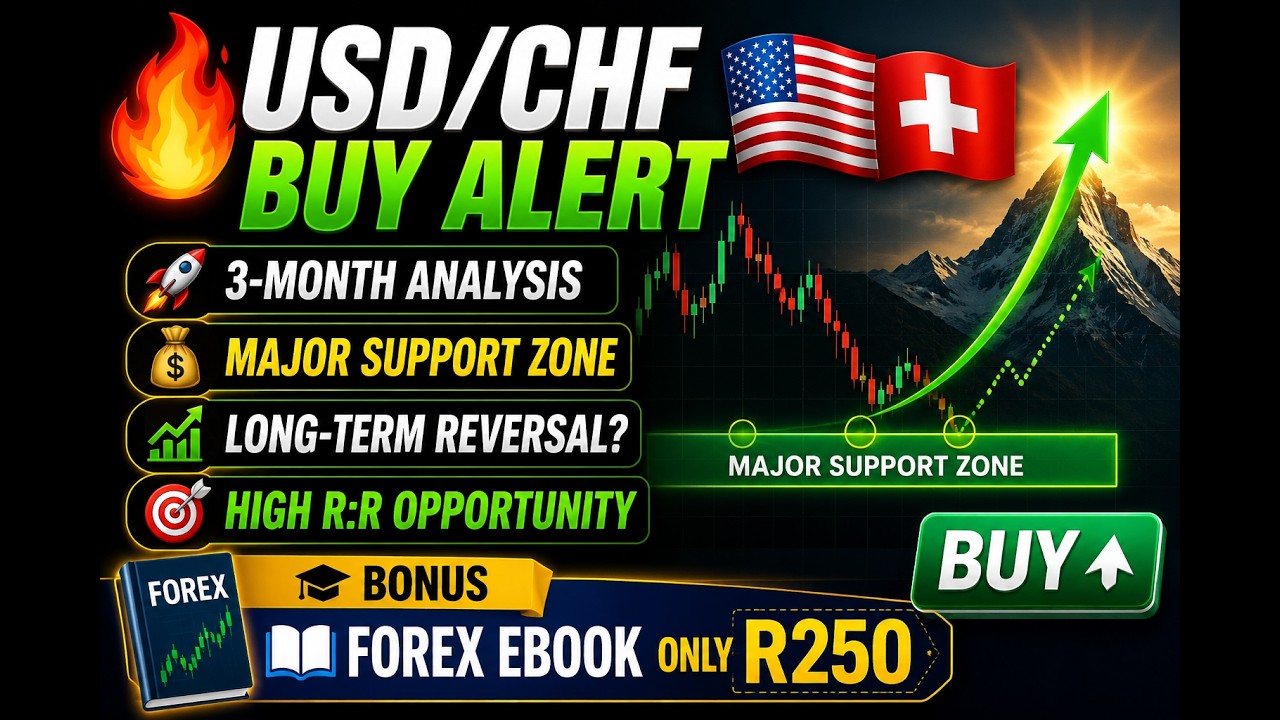 USD/CHF Long-Term BUY Opportunity 3-Month Support & Resistance Analysis Massive Reversal Zone Ahead!
