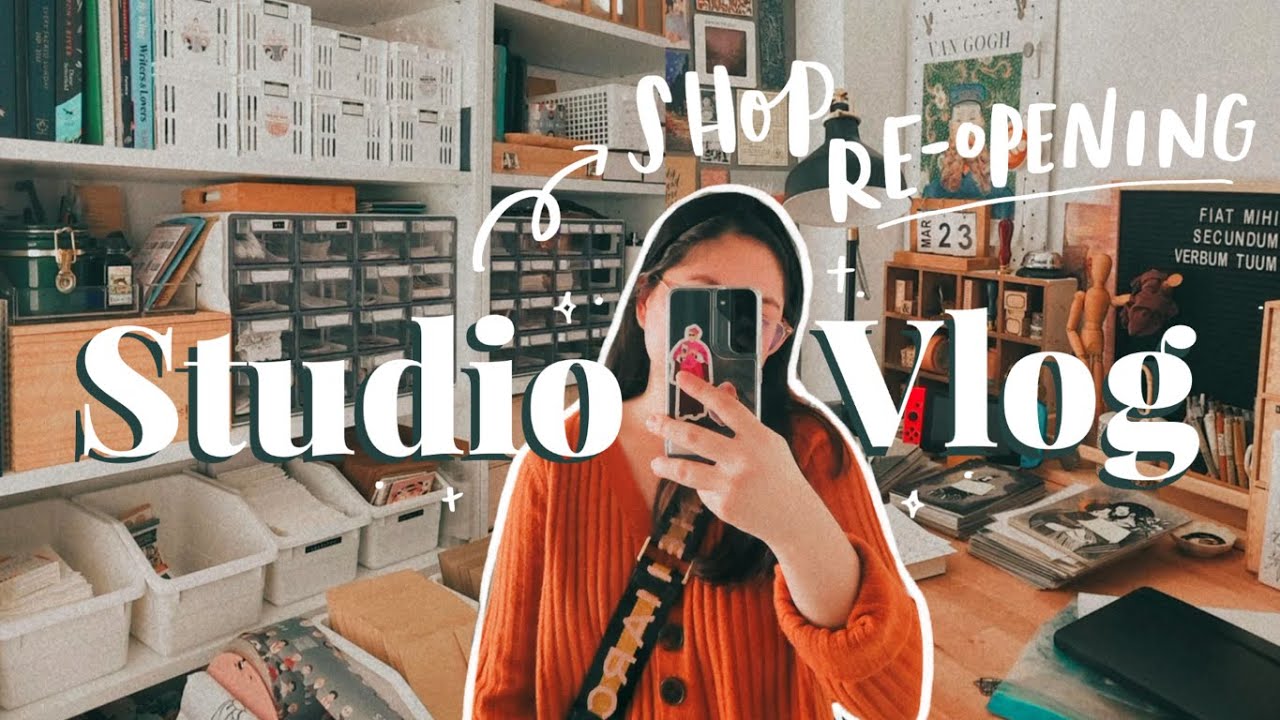Studio Vlog 001: Shop Reopening + Life Lately