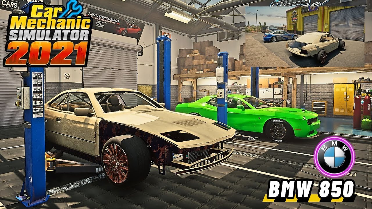 Car Mechanic Simulator - BMW 850 +1000Hp no Ferro velho.