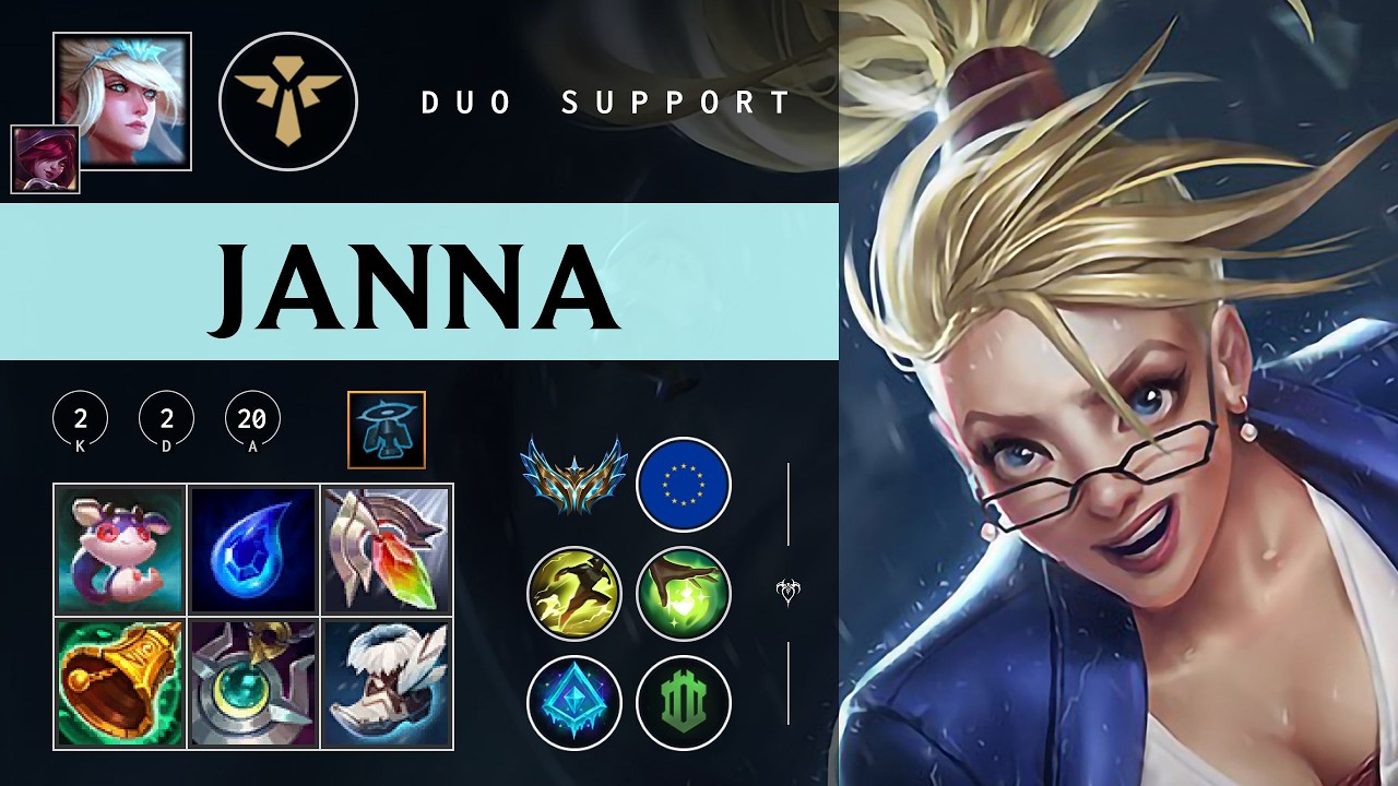 Janna Support vs Taric - EUW Challenger Patch 26.04