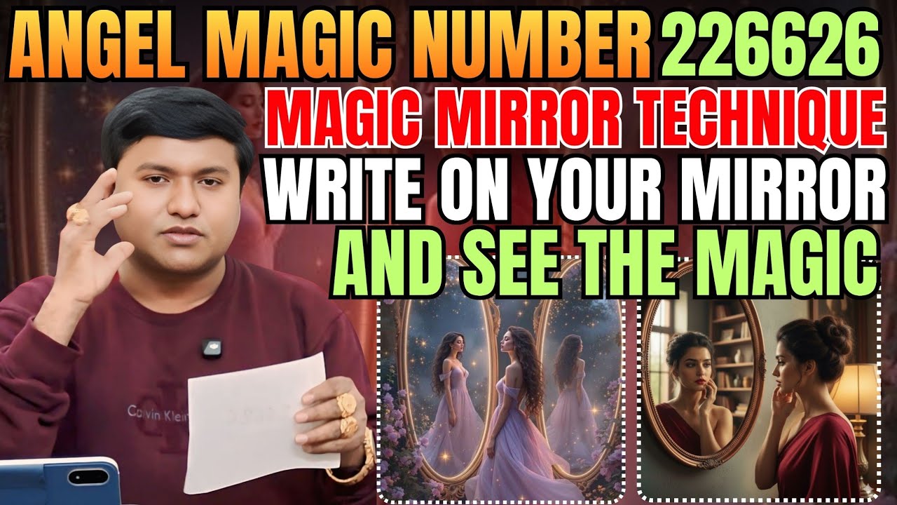 ఈ ఏంజెల్ నెం 226626 అనె ఈ Magic నెంబర్ Mirror పై రాసి Mirror Technique చేస్తే మిరాకిల్స్ చేస్తుంది!