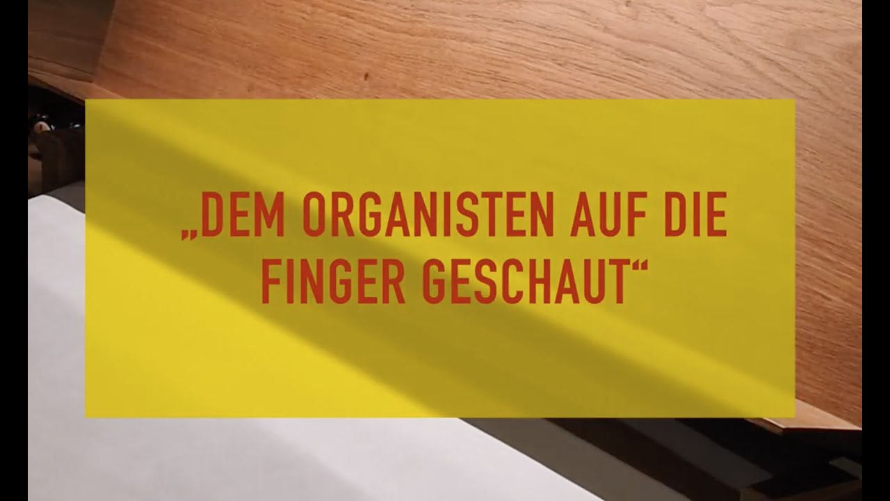 Dem Organisten auf die Finger geschaut: Marcel Dupré - Sortie