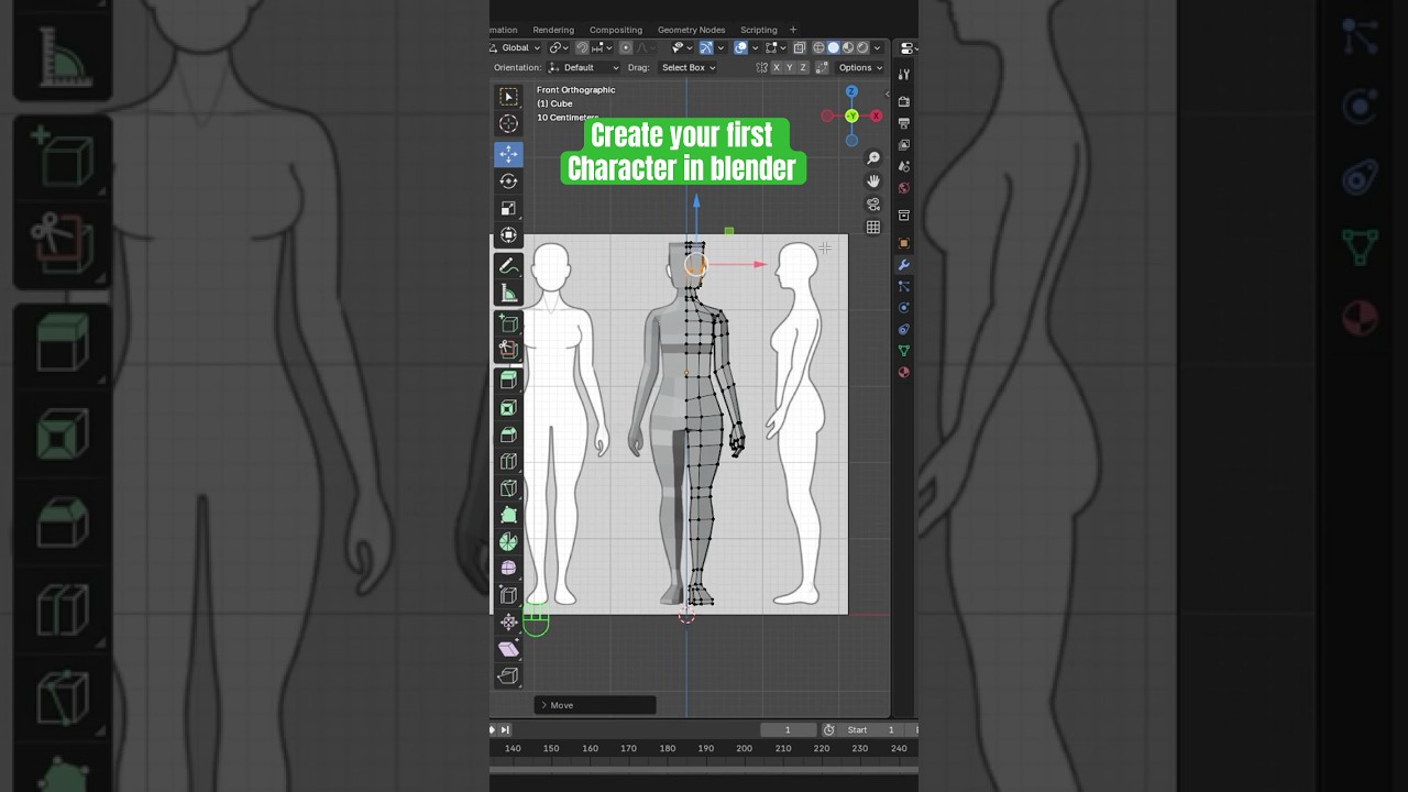 Character Creation in Blender. What Should I Focus on Next? #blendercharactermodeling  #shorts