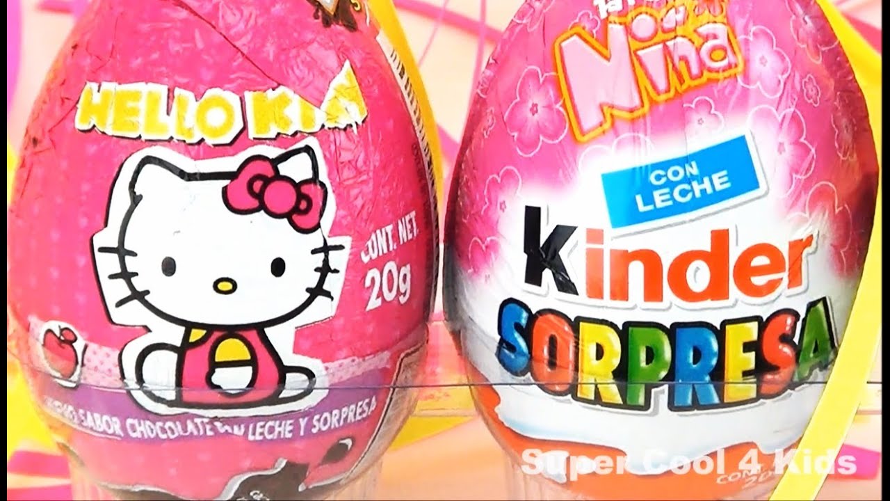 Hello Kitty Surprise Eggs Unboxing