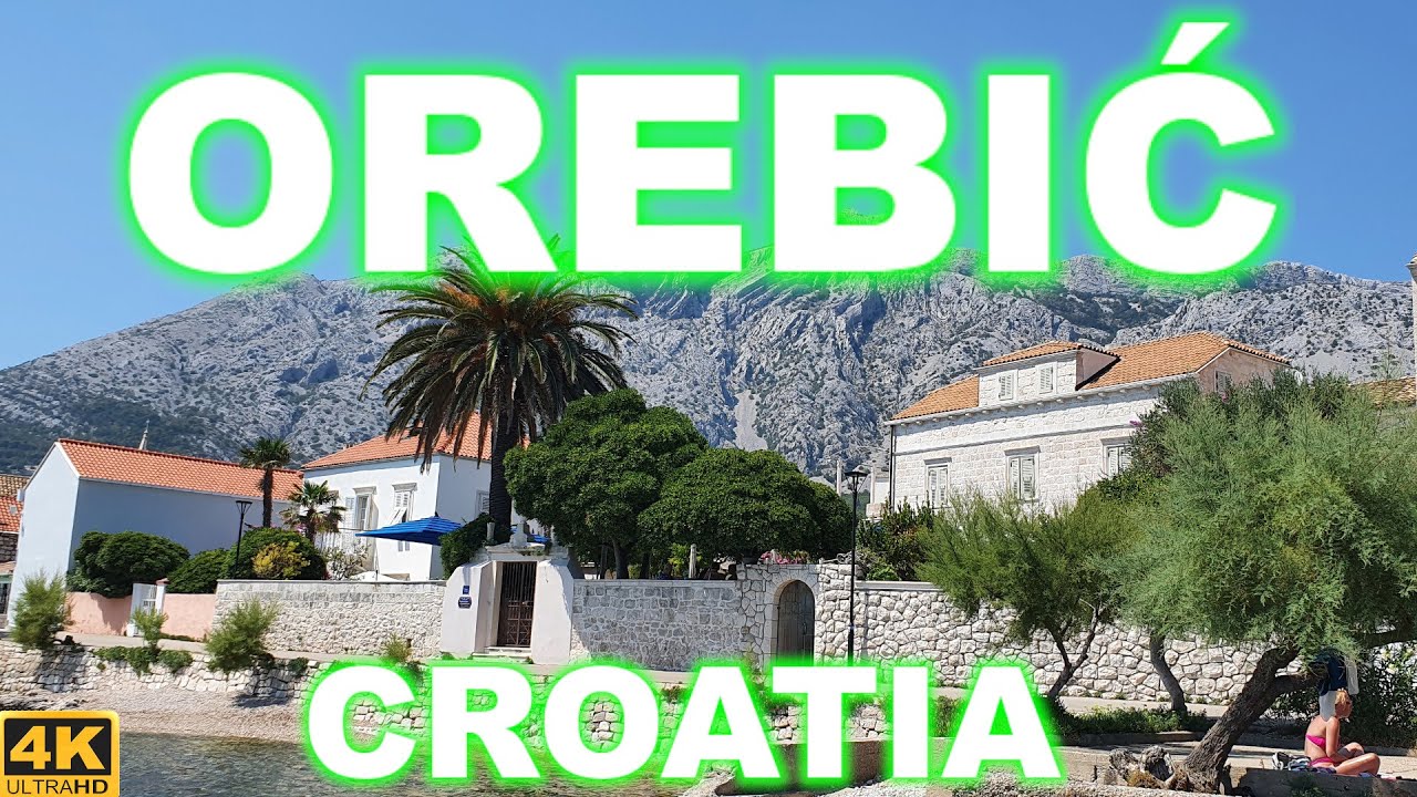 Walk 🌞Orebić🌞4K Croatia