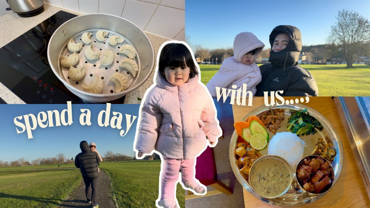 Spend a day with us/cooking vlog/Nepali khana set/family vlog/simple Nepali leaving in England 
