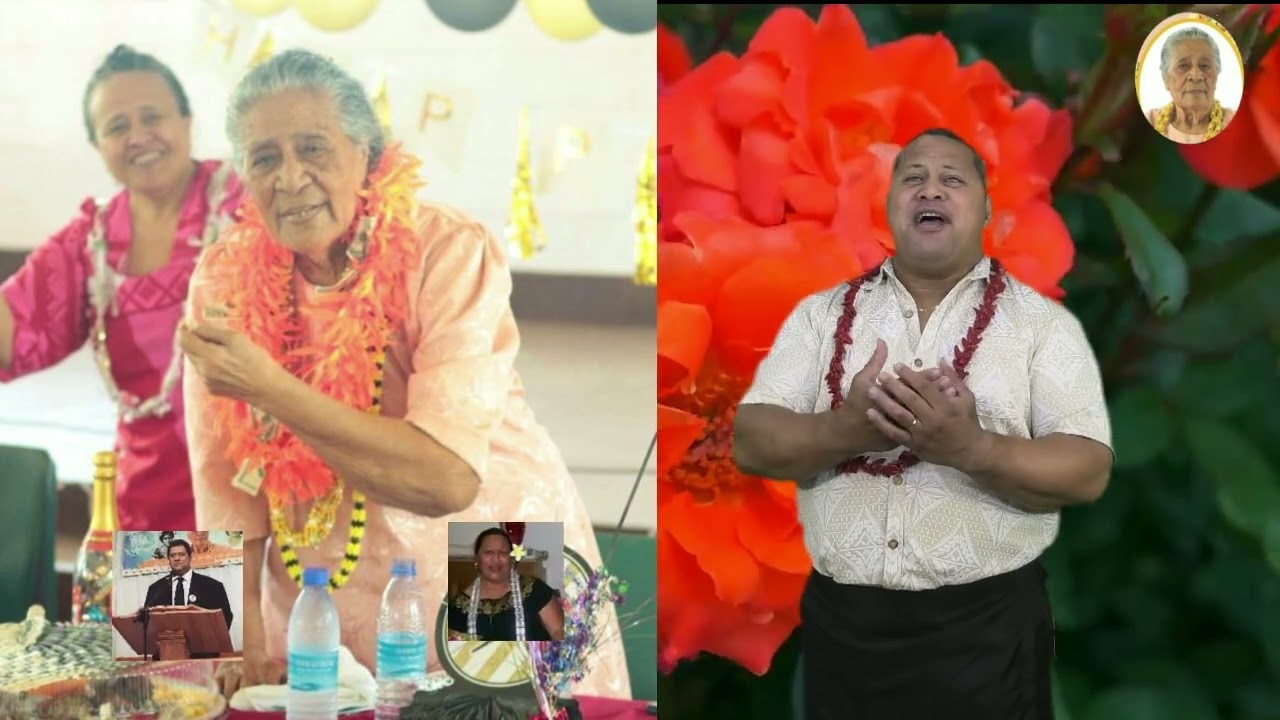 Sa'afiafiga mo le Tina peleina; Meloma Toluono Tuilaepa Suavi.