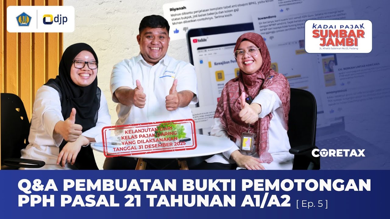 Q&A Bukti Pemotongan PPh 21 Tahunan AI/A2 | Kadai Pajak Ep 5