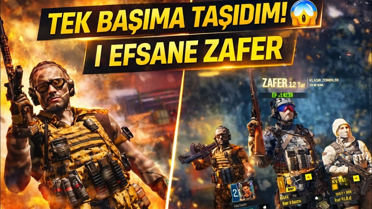 Tek Başıma Taşıdım  😱 Efsane Zafer Call Of Duty Mobile 