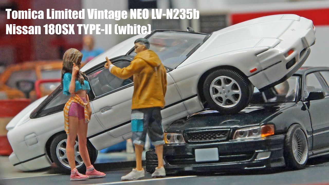 Tomica Limited Vintage NEO LV-N235b Nissan 180SX TYPE-II (white) 日産180SX TYPE-Ⅱ（白）