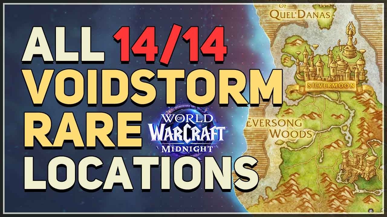 All Voidstorm Rare Locations WoW