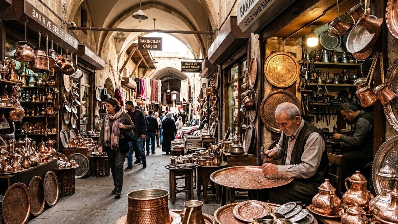 Gaziantep Bakırcılar Çarşısında Zaman Yolculuğu! 🔨