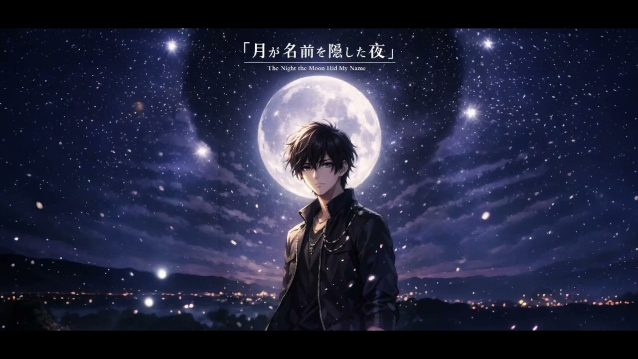 🌕 月が名前を隠した夜 (The Night the Moon Hid My Name) | Emotional Male Idol J-Pop Ballad
