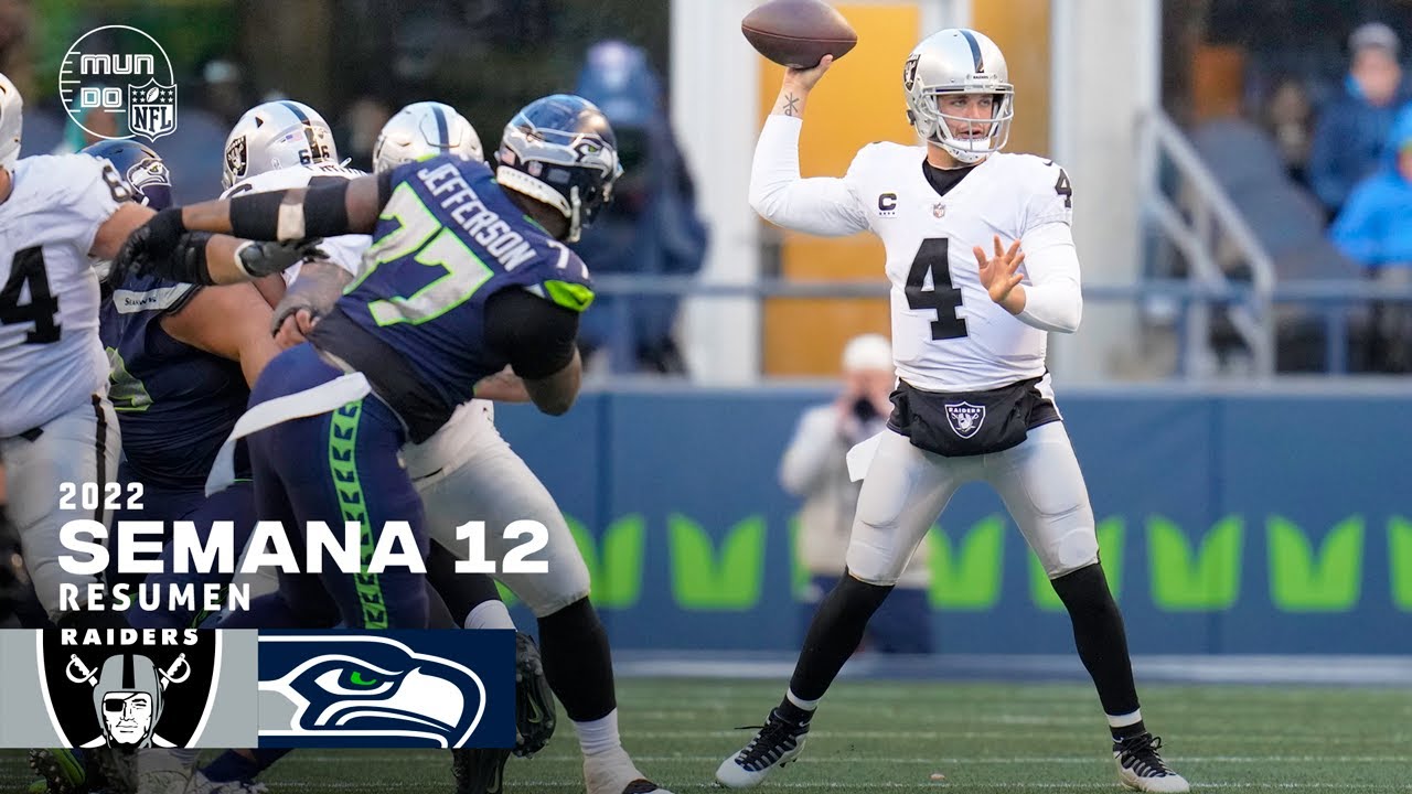 💥[PARTIDAZO] Las Vegas Raiders vs. Seattle Seahawks | Semana 12 NFL 2022 | Resumen Highlights |