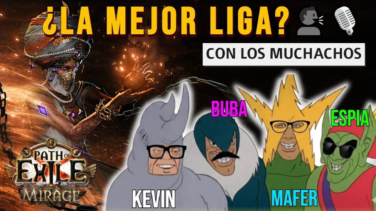 [POE1]NUEVA LIGA , ¿LA MEJOR EN AÑOS?🤔| PODCAST con  @BuBahz @MaferARPG @espiatv